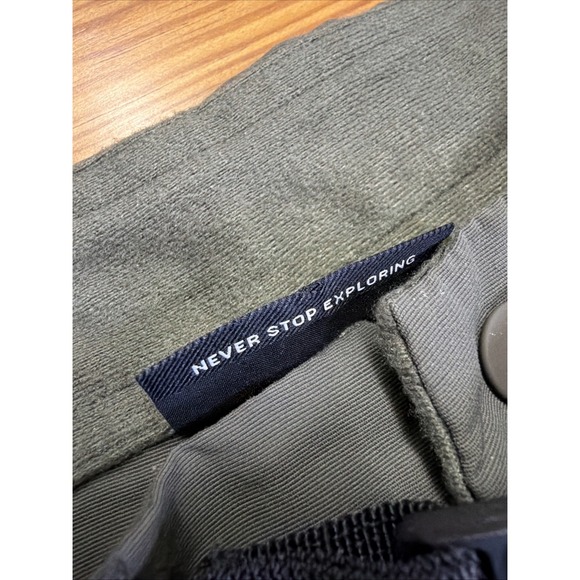 The North Face Paramount Trail Convertible Belted Pants Mens 34 Green Hiking - Picture 5 of 16